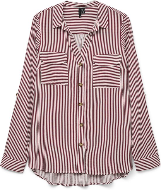 VERO MODA - VMBUMPY L/S SHIRT NEW WVN NOOS - Dames - Blouses