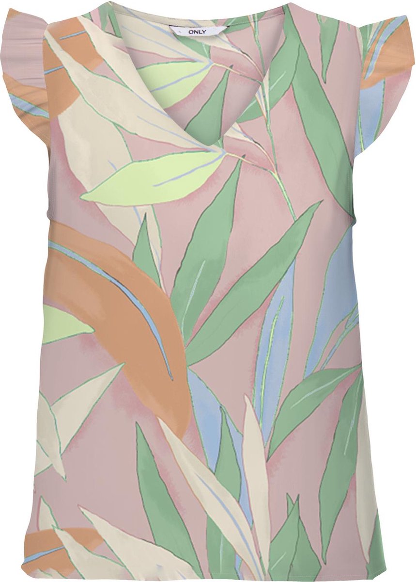 ONLY - ONLALMA LIFE VIS S/S ELINA TOP AOP - Meisjes - Blouses