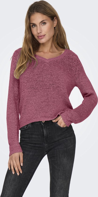 Only Trui Onlgeena L/s V-neck Knt Noos 15340862 Heather Rose Dames Maat - XS