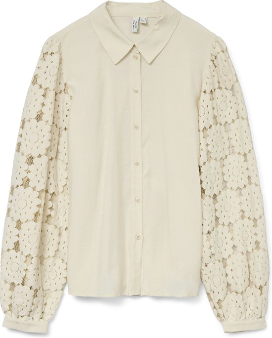 VERO MODA - VMFABENA L/S SHIRT WVN BTQ GA - Dames - Blouses