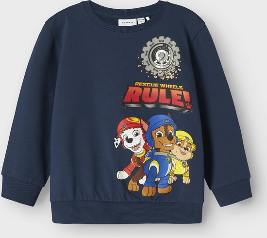 NAME IT - NMMSTEFFEN PAW NREG SWEAT BRU NOOS CPLG - Jongens - Sweaters