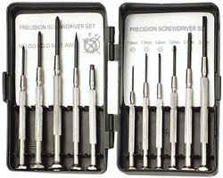 Knaak Precisie Schroevendraaierset 11-delig - Voor Horloges en Brillen - Reparatieset - 1 stuk