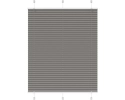 vidaXL - Plissé - rolgordijn - 105x150 - cm - stofbreedte - 104,4 - cm - antraciet
