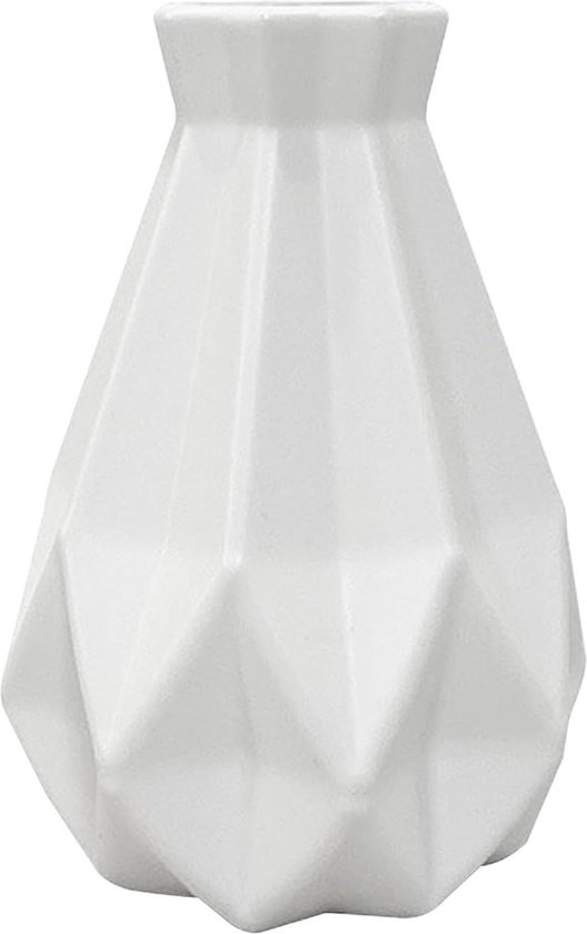 3 stuks witte creatieve vaas, geometrische moderne decoratieve bloemenvaas, kunststof vazen, voor keuken, woonkamer, slaapkamer, kantoor 3 stuks witte creatieve vaas, geometrische moderne decoratieve bloemenvaas, kunststof vazen, voor keuken, woonkamer, slaapkamer, kantoor