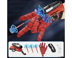 foto van Spider-Man-Web-Shooter-Pols-Launcher-Set - Spider-geïnspireerd-rollenspel-speelgoed - Inclusief-handschoenen-en-zuignap-darts - Geschikt-voor-leeftijden-3-tot-6 - Perfect-educatief-cadeau-voor-kinderen