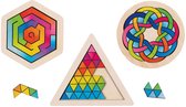 Goki houten breinbreker puzzel - educatief speelgoed breintraining.