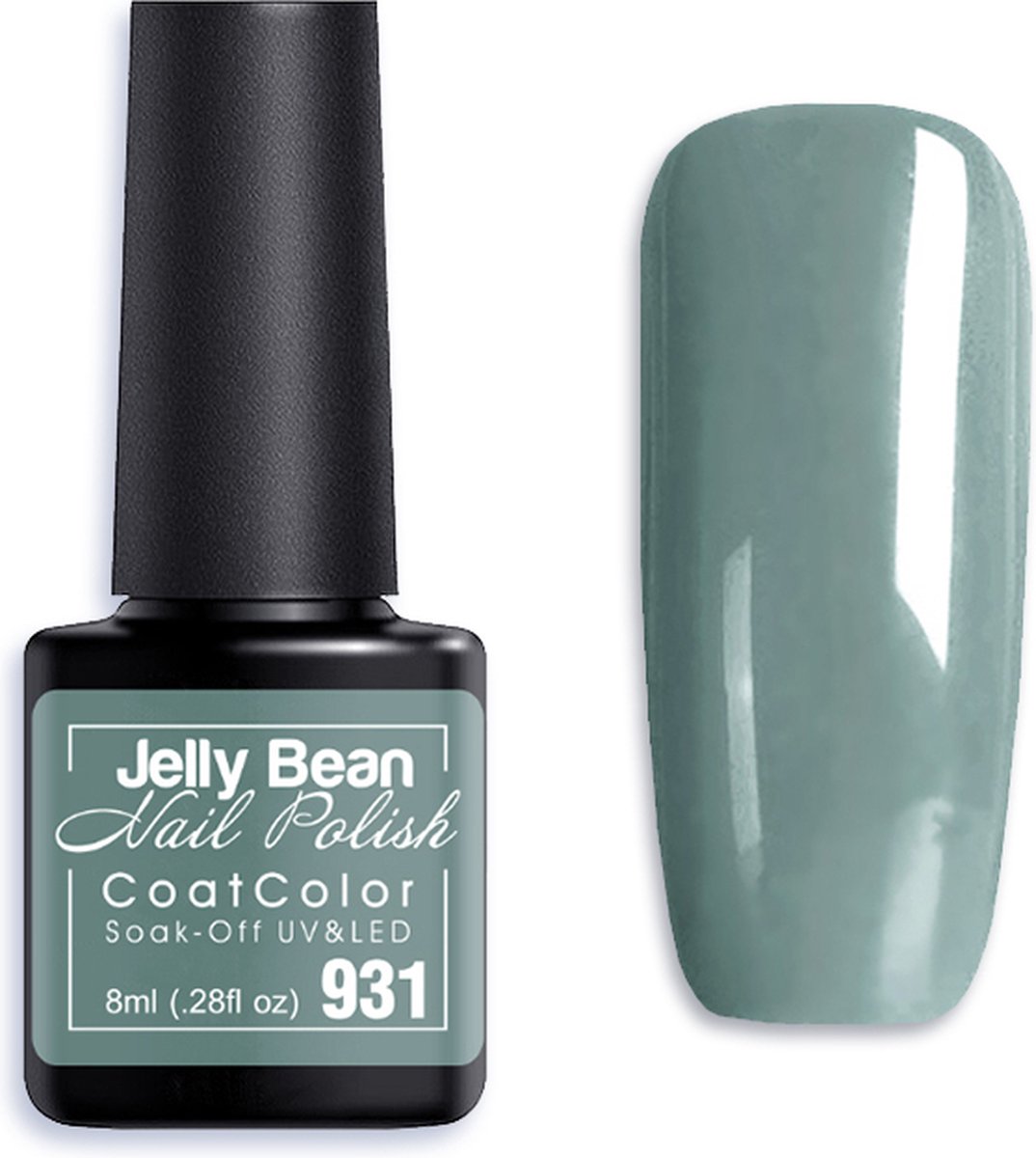 Goedkoopste Jelly Bean Nail Polish Gel Nagellak New - Gellak - Sage - UV Nagellak 8ml