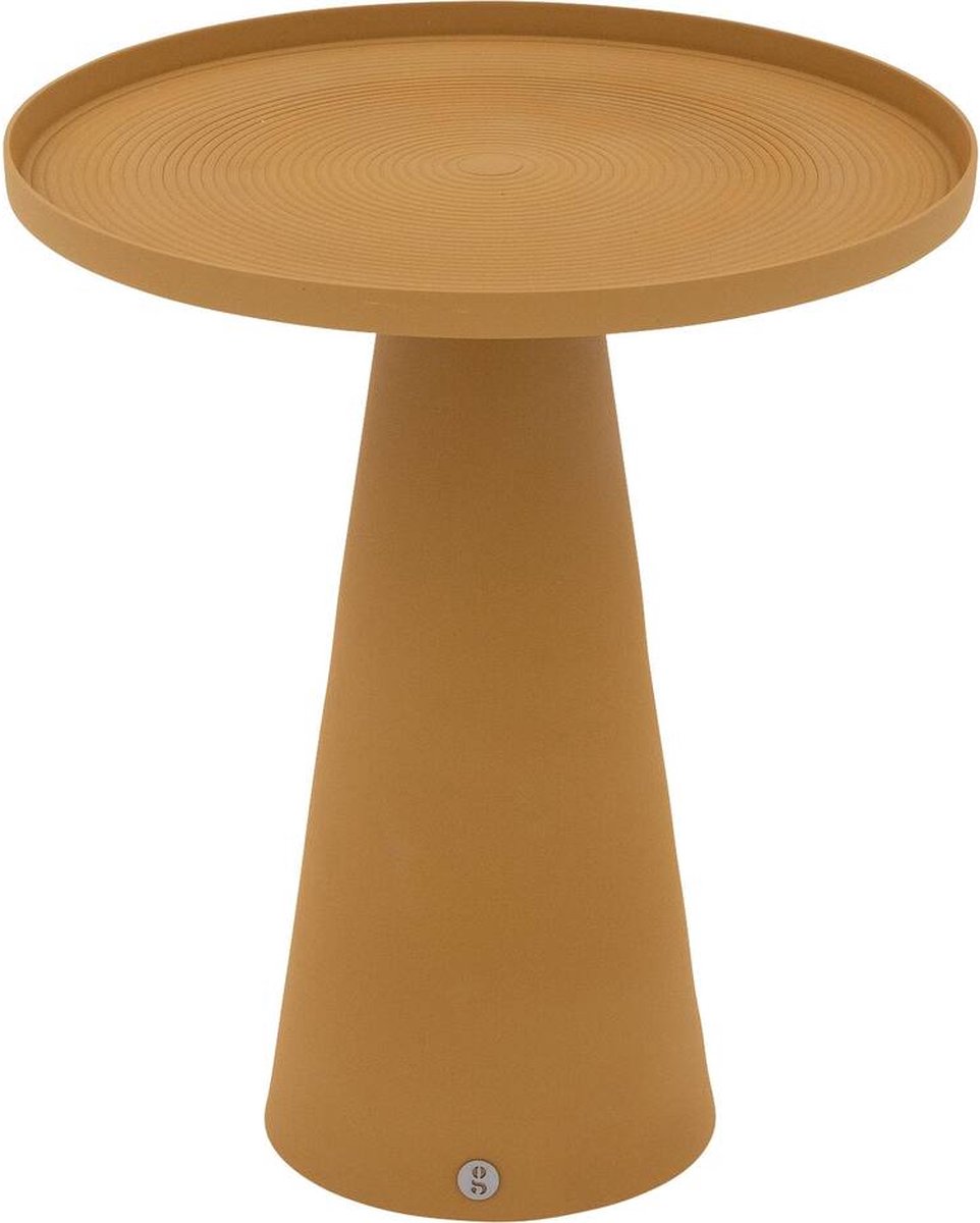 Goossens Maiken Salontafel - Aluminium - 43 x 49 x 43 cm - Rond