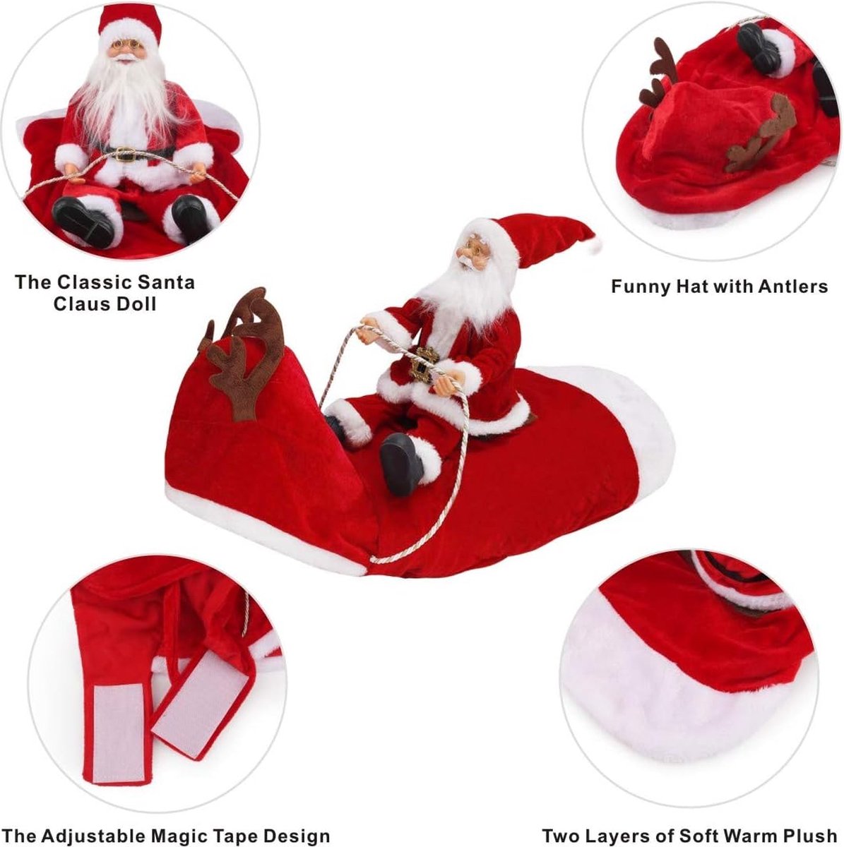 Hondentrui - Kersttrui voor honden - Hond Kerst Outfit - Wolle trui - Warme trui voor dieren - Security - Hond Kerst Kostuum Pak - Voor Kleine Grote Honden Katten — cadeau in Cadeau-ideeën - foto 6