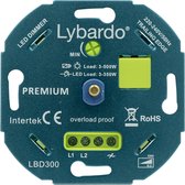 Lybardo - LED Dimmer - 3-350W - Elektronische Zekering - Universeel - Inbouw
