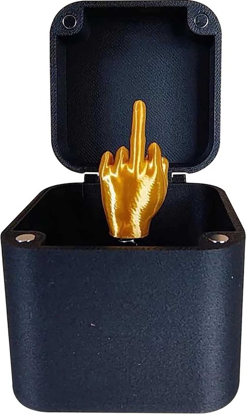 Cadeaubox PRANK Middelvinger - Grappig cadeau in doosje - 5x5x5 cm | bol