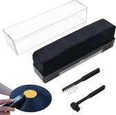 Platenborstel Premium 2 in 1- Premium Platenborstel + Naaldborstel - Antistatisch - Platenreiniger - Schoonmaakset voor Vinylplaten - LP Borstel - Soft Brush Record Brush Antistatische Plaatborstel Van Carbon