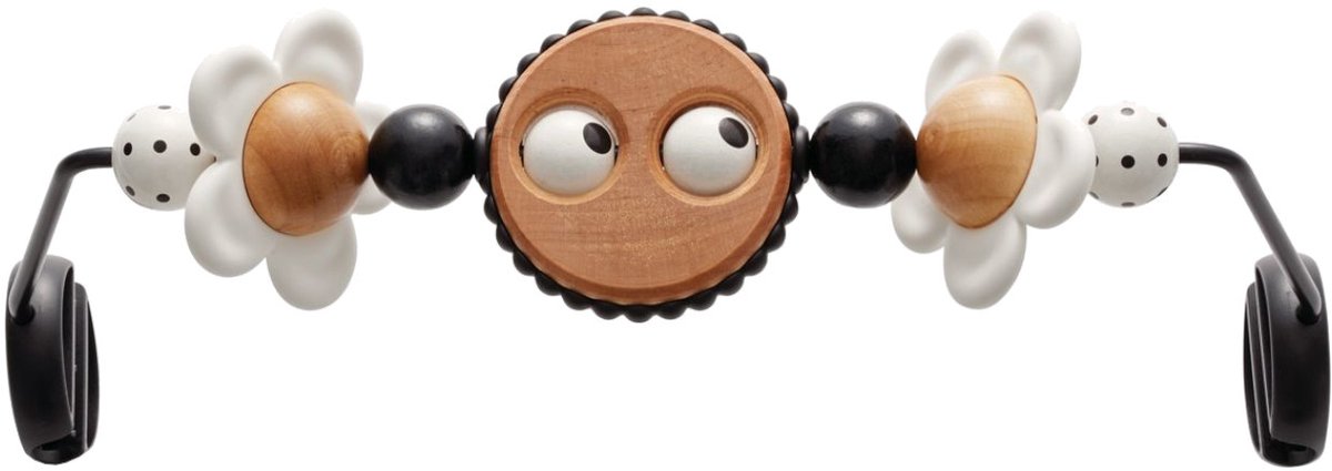 Bol.com BabyBjörn Speelboog voor Wipstoel - Ondeugende oogjes - Zwart-Wit aanbieding