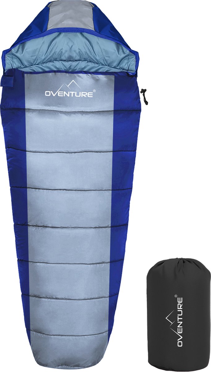 Oventure Polaris slaapzak - mummiemodel - 230 x 80 / 60 cm, incl. compressietas