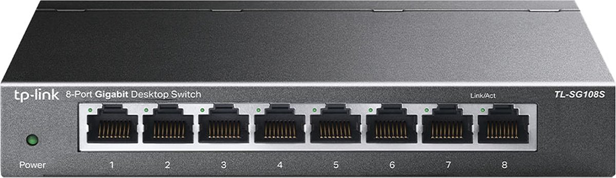 TP-Link TL-SG108S - Netwerk Switch - Unmanaged - 8 Poorten