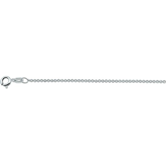 Chaîne à maille marine en argent avec fermoir mousqueton.