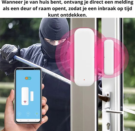 Deuralarm - Deur sensor voor huisbeveiliging - Raam en deur alarm | bol
