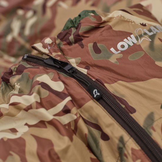 Lowland Outdoor MULTICAM donzen slaapzak - 1030g - 210x80 cm +0°C van LOWLAND OUTDOOR — afbeelding 2