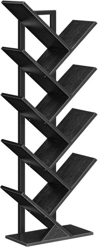 Foto: Bayt boekenkast boekenrek boekenplank industrieel hout zwart 116x20x34 cm