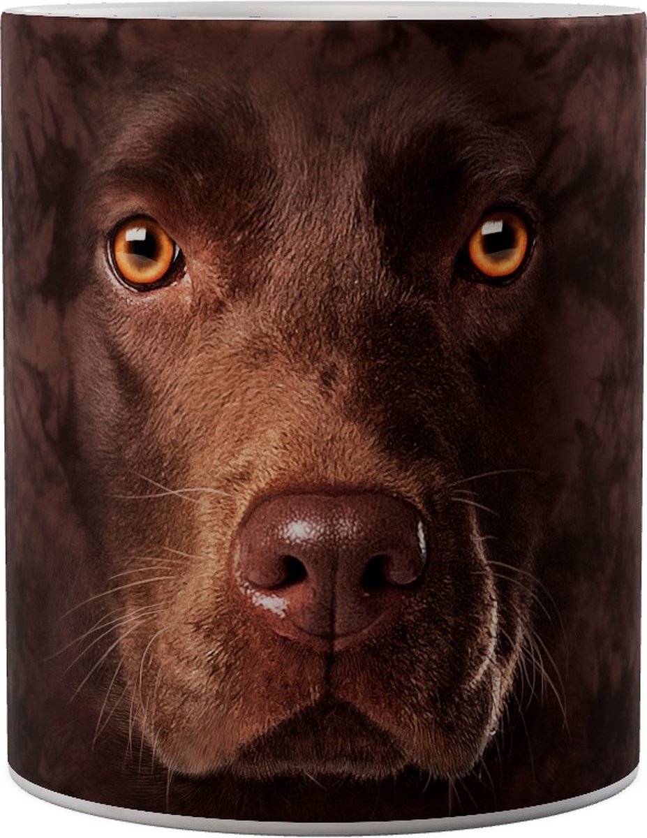 Chocolate Labrador Big Face - Mok 440ml 440