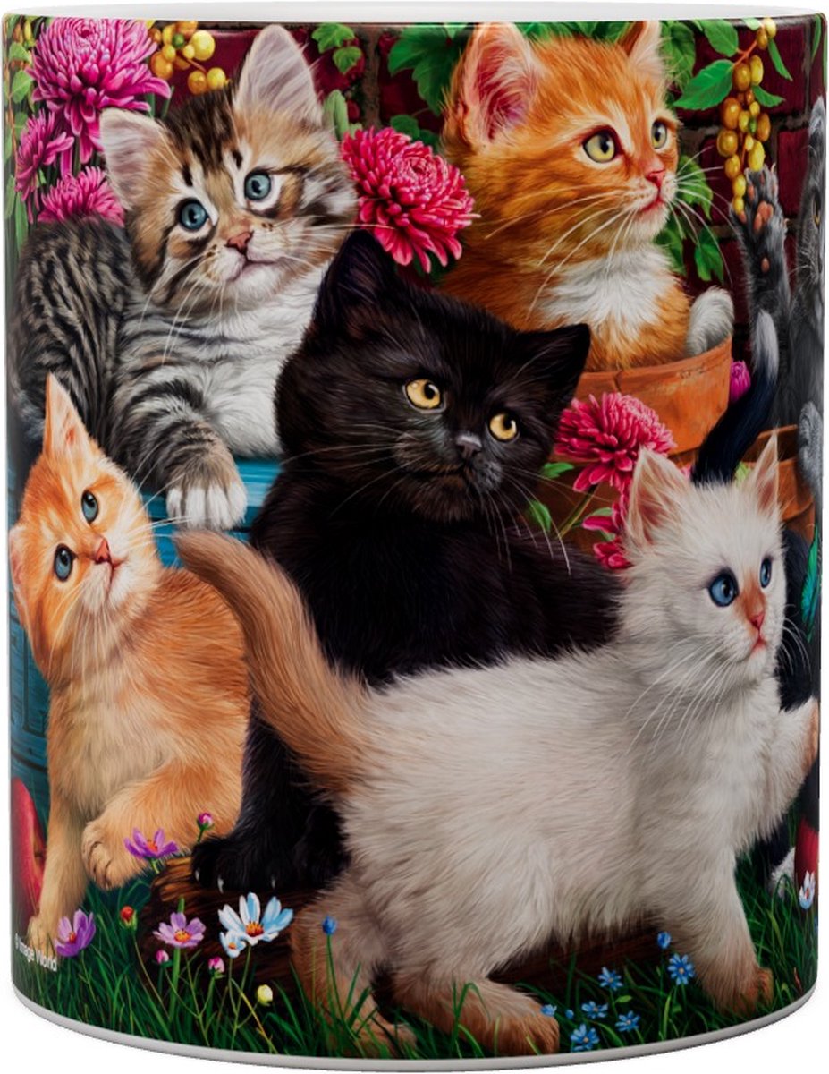 Kittens At Play - Mok 440ml 440