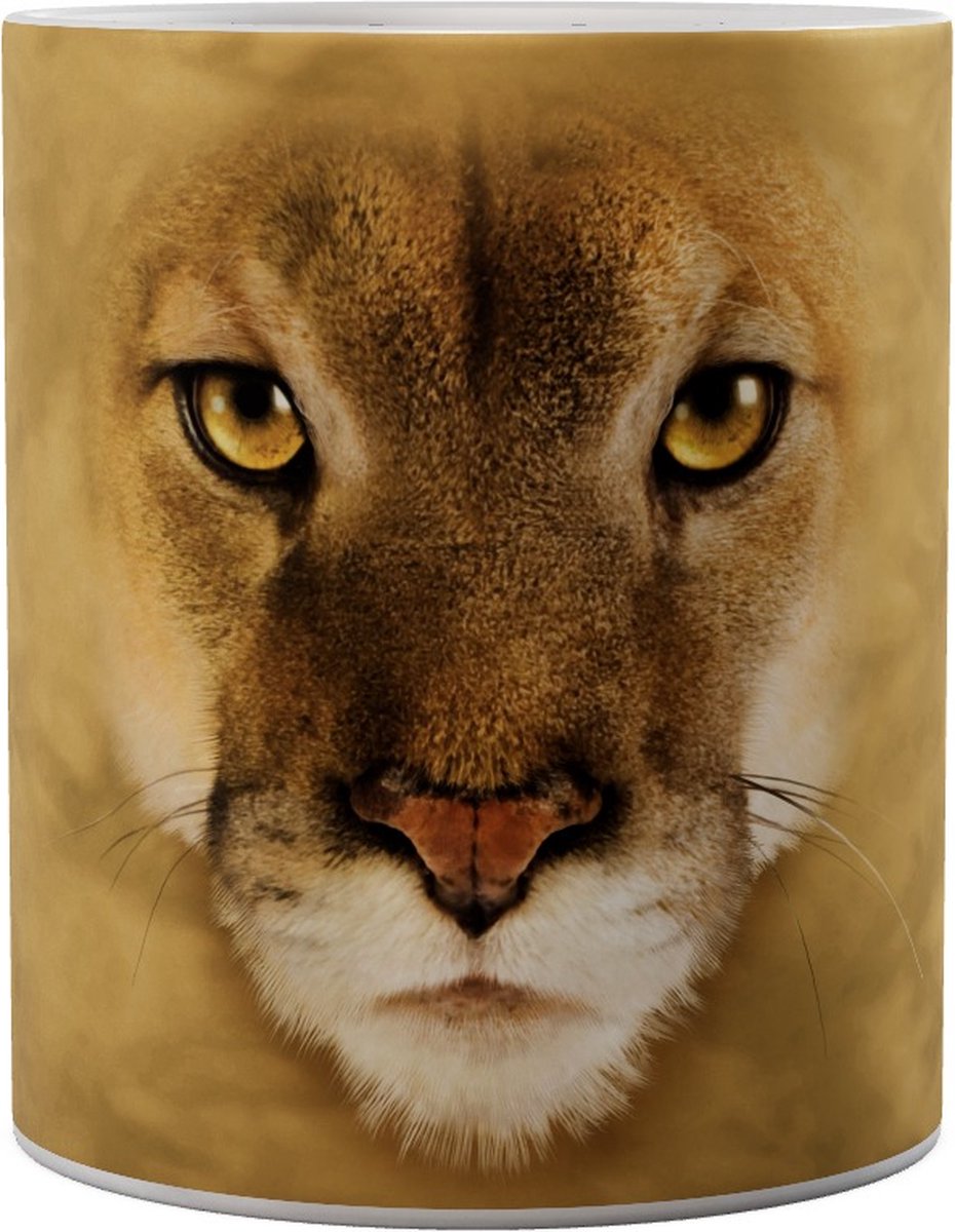 Mountain Lion Big Face - Mok 440ml 440