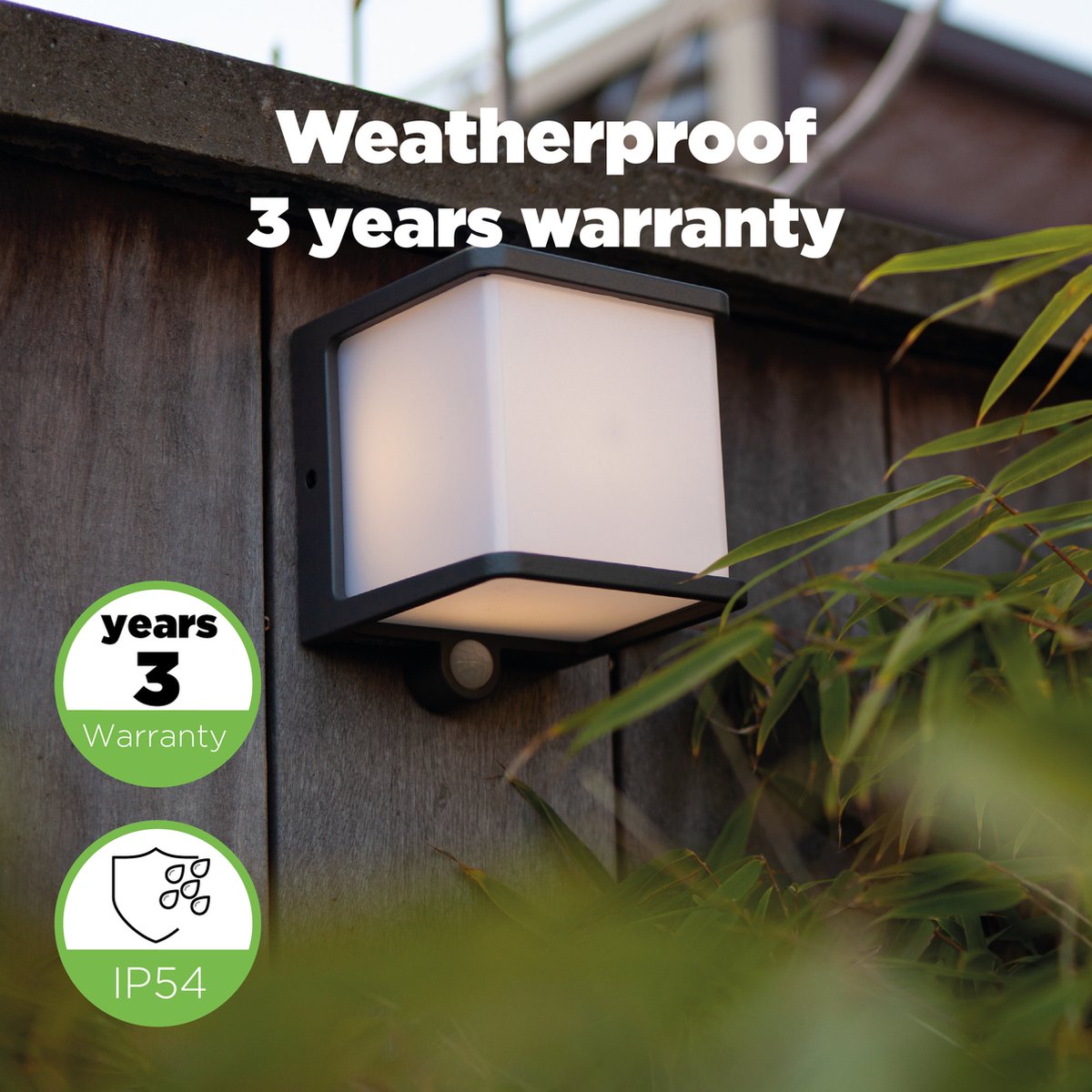 Lutec Doblo - LED solar wandlamp voor buiten
