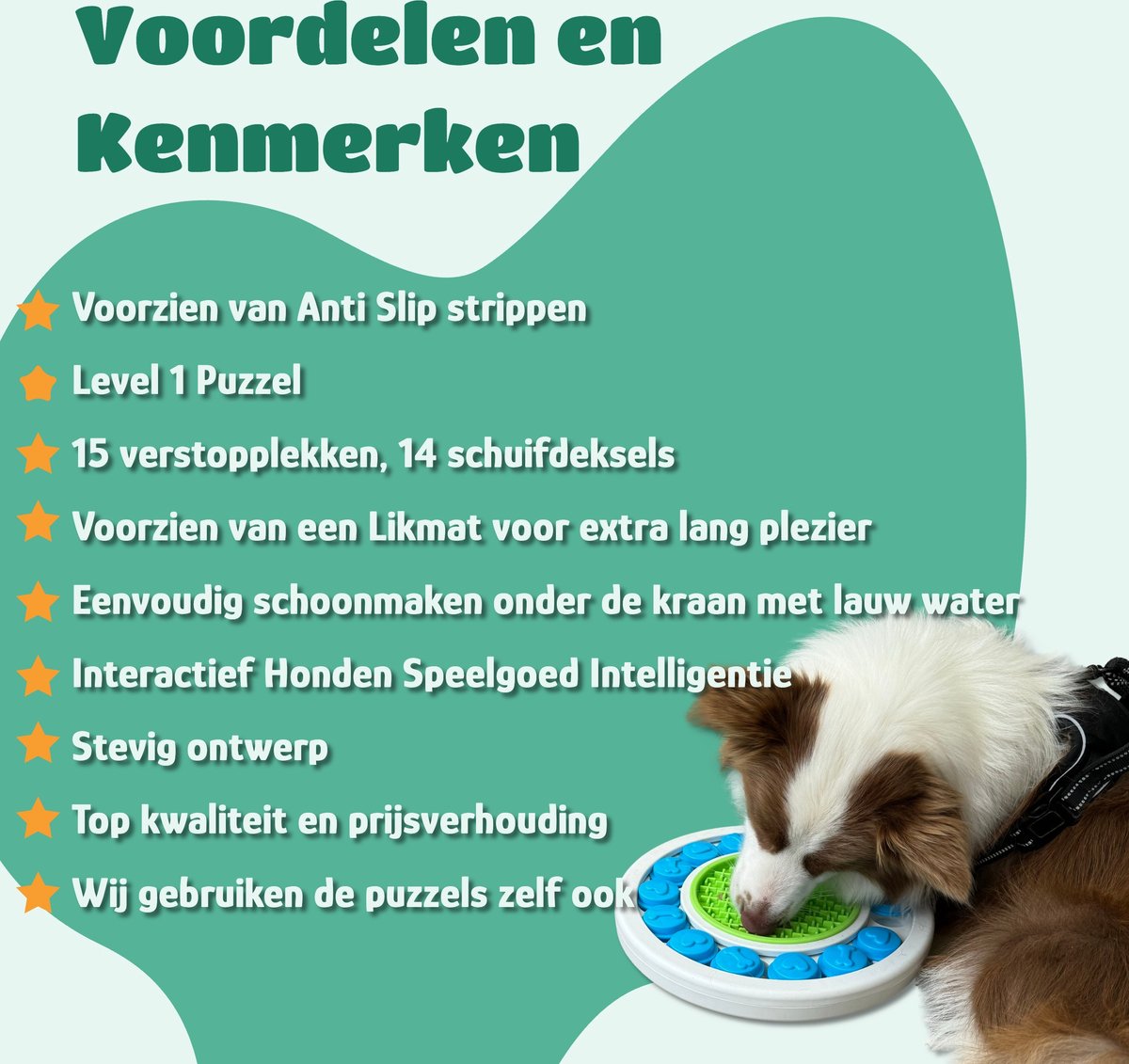 Mister Mill Puzzel Hond - Intelligentiespeelgoed Hond / Kat - Interactieve Hondenpuzzel - Denkspel Hond - Level 1 - Donut - Interactieve Hond - Interactief Kattenspeelgoed - 30 x 30 CM — afbeelding 4