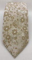 QTie - Luxe stropdas Phoenix - 85mm breed - zijde ingeweven paisley patroon