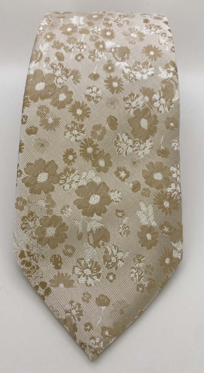 QTie - Luxe stropdas Phoenix - 85mm breed - zijde ingeweven paisley patroon