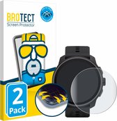 BROTECT - Protecteur d'écran pour Suunto Race S - Film de protection mat couverture complète (2 pièces)