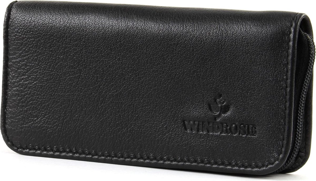 Goedkoopste WINDROSE Manicure set Nappa Manicure Set Black Zwart