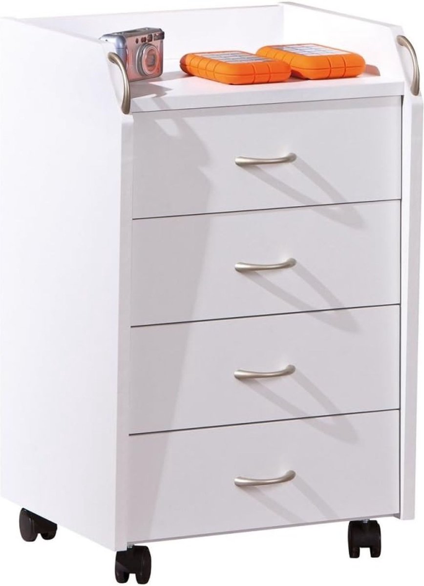 DailySupplies® Ladenkastje - Ladeblok Bureau Organizer - Archiefkast - Wit