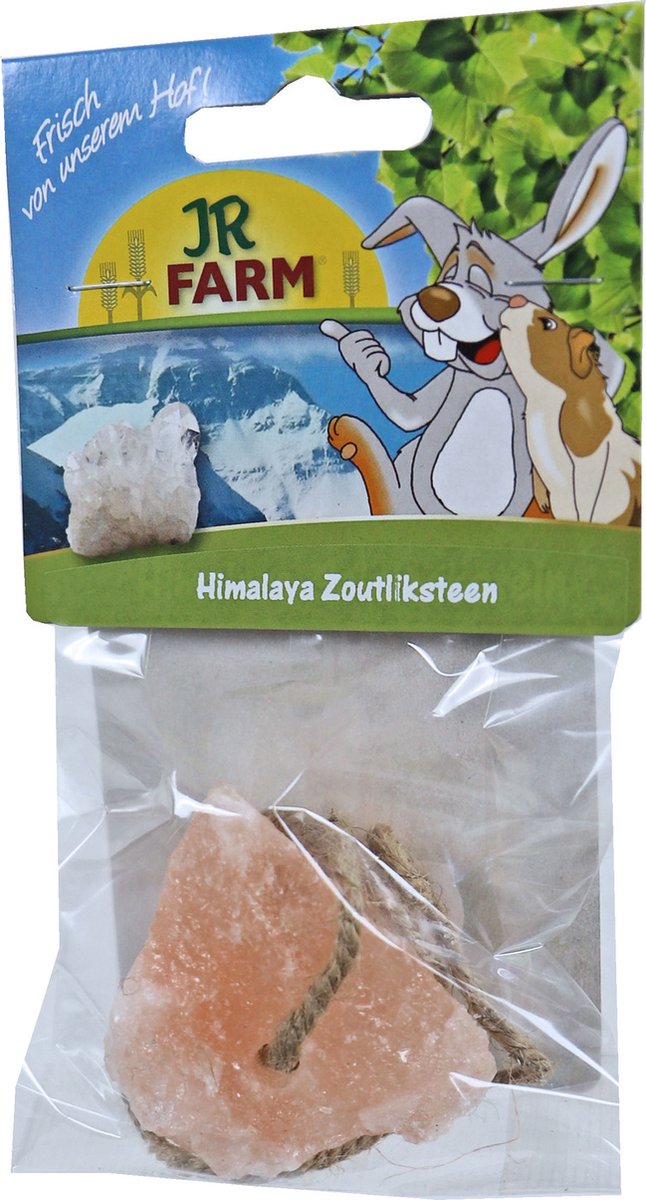 Jr Farm Liksteen Himalaya - Knaagdiersnack - 80 g Lichtroze