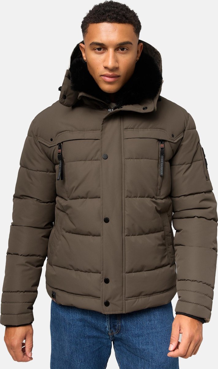 STONE HARBOUR heren winterjas Witaas