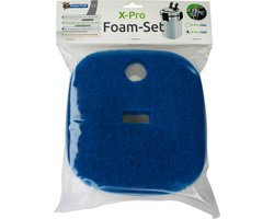 Superfish X Pro Aquarium Buitenfilter 1000 Schuimset - Filtermateriaal - Blauw Wit 3 stuks