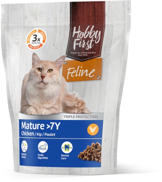 Hobbyfirst Feline Mature Kip - Kattenvoer - 800 g