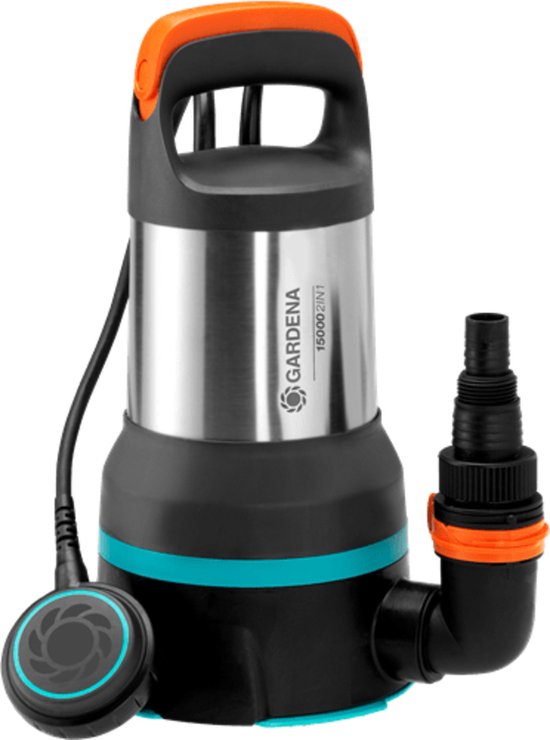 GARDENA Vuilwater- Dompelpomp 15000 Rvs 28,6 X 46 Cm Zwart
