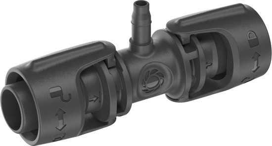 Gardena Micro-Drip System T-stuk 13 mm naar 4,6 mm, 5 stuks, overgang aanvoer- naar verdeelbuis