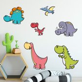 Muursticker dinosaurussen | kinderkamer jongen muurdecoratie versiering |