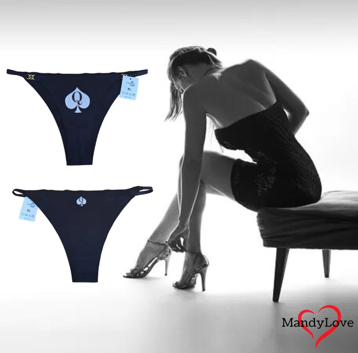REINE DE CŒUR Sexy de pique Tatouage Temporaire Nouveauté Fétiche BBC Hotwife EUR 5,94 - FR