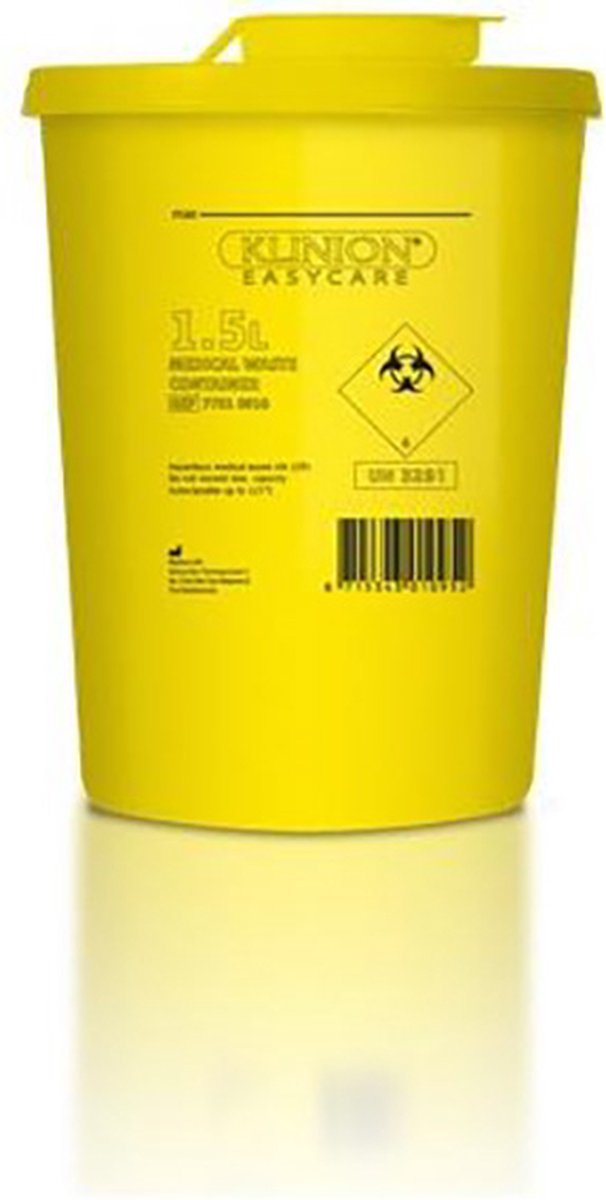 Goedkoopste Klinion Easycare naaldencontainer 1,5 liter
