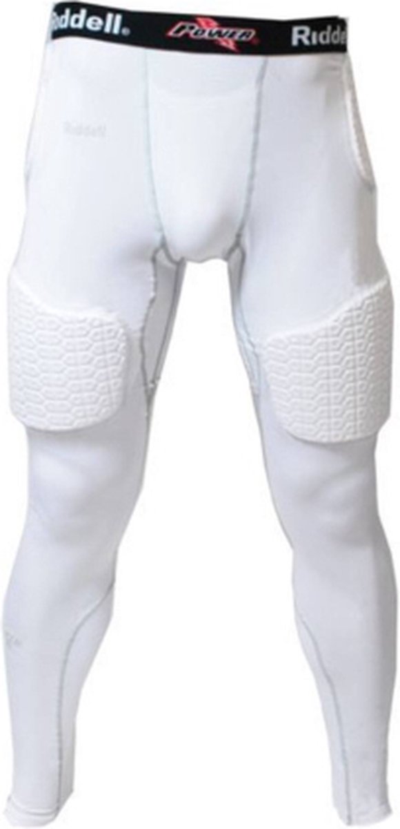 Riddell Five-Piece Full Length Integrated Tight M White Girdle Pants voor Sport American Football