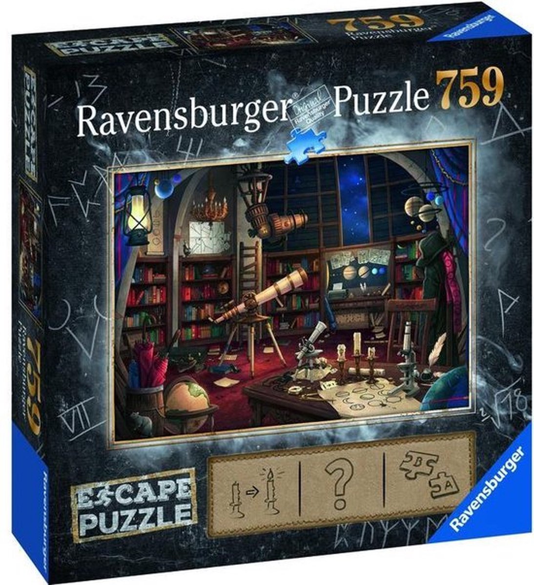 Ravensburger Escape Puzzle 1 Space Observatory - 759 stukjes — afbeelding 3