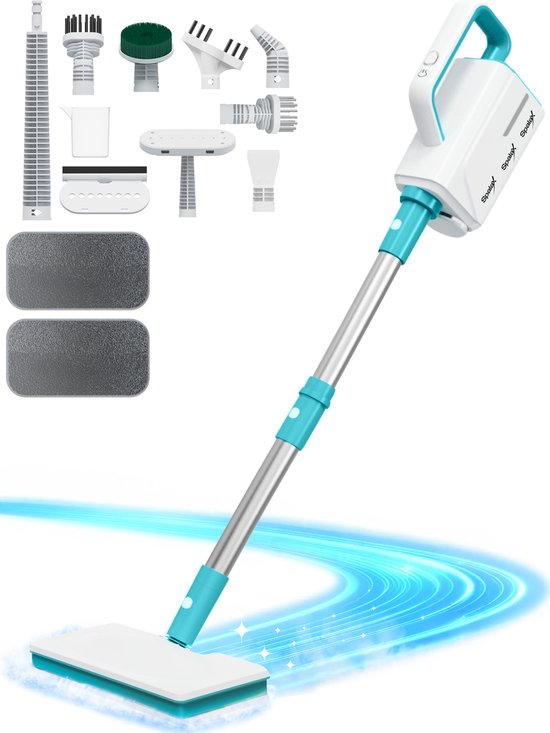 Spalax SteamPro Stoomreiniger & Handstomer - Tapijtreiniger / Vlekkenreiniger - Stoomreinigers - Stoomapparaat - Vloer, Bank, Tapijt