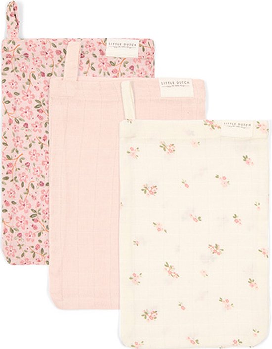 Washandjes set - Roze - Fairy Garden