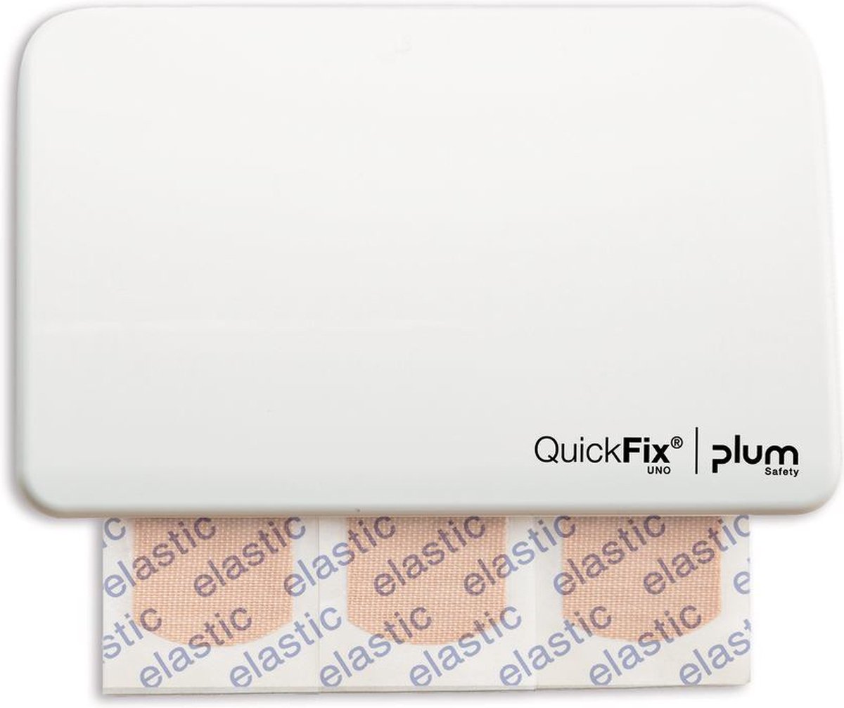 Goedkoopste Plum QuickFix UNO Pleister Dispenser - wit