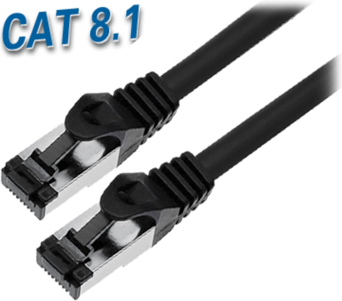 S/FTP CAT8.1 40 Gigabit netwerkkabel / zwart - LSZH - 20 meter