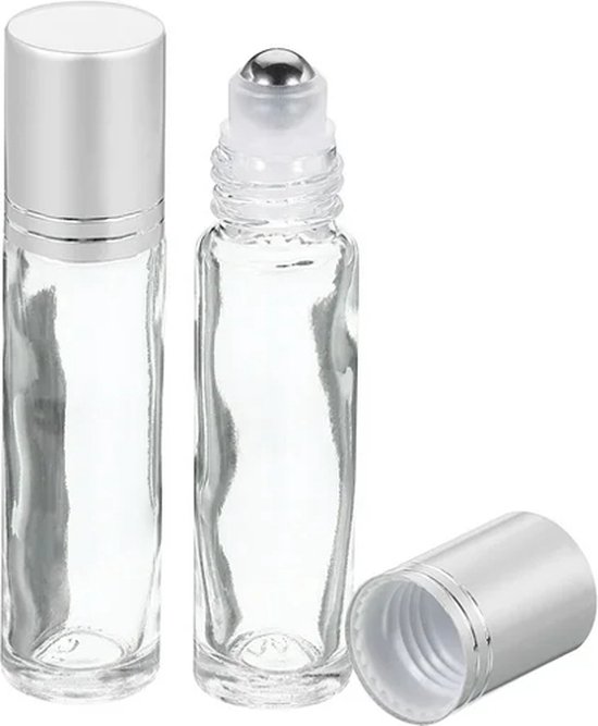 Set van 10 Lege Rollerflesjes van Glas