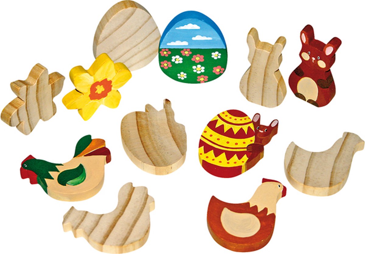 Eduplay houten figuren oosterse speelset speelgoed creatief.